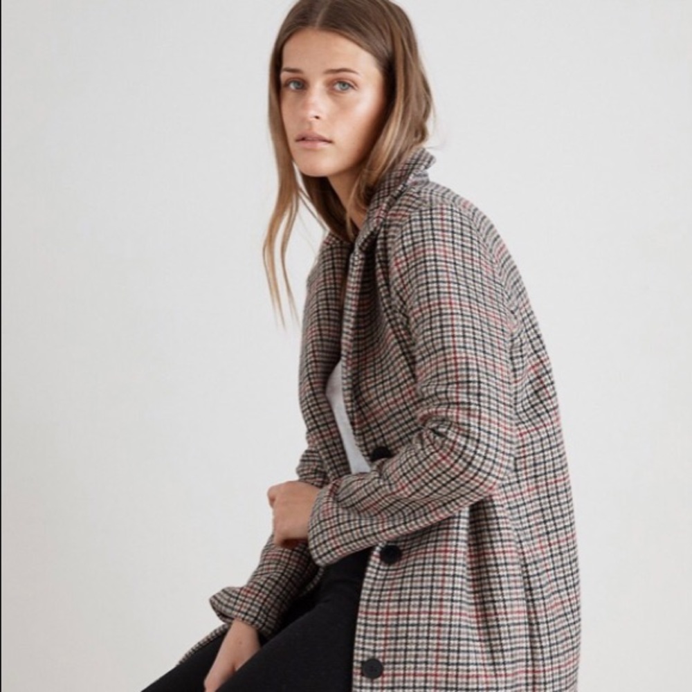 Graham Houndstooth 3/4 Coat by Velvet